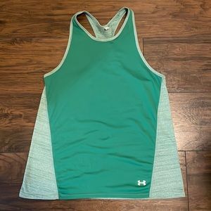 Two-Toned Under Armour Racer Back Running Tank